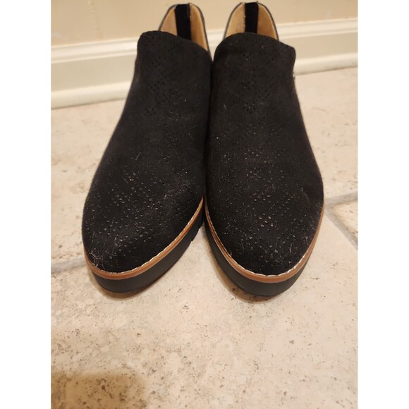 Dr. Scholl's Women's "Insane" Black Suede Booties Size 10 - Picture 3 of 8